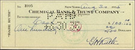 Lot #2820 Babe Ruth - Image 1