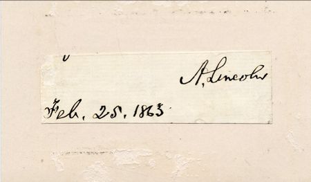 Lot #80 Abraham Lincoln - Image 1