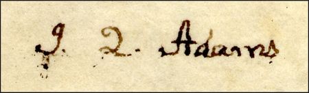 Lot #3 John Quincy Adams