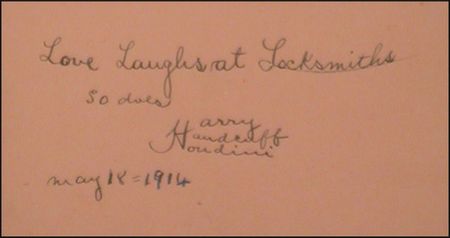 Lot #1857 Harry Houdini - Image 1