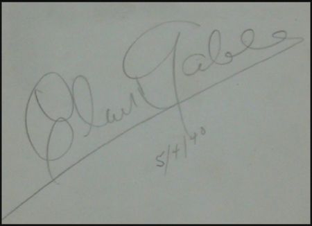 Lot #1660 Clark Gable - Image 1