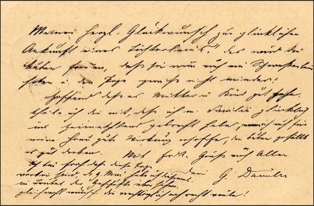 Lot #212 Gottlieb Daimler - Image 1