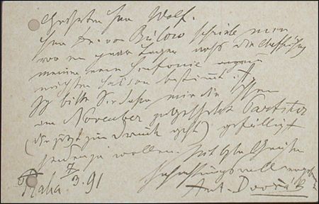 Lot #1019 Antonin Dvorak - Image 1