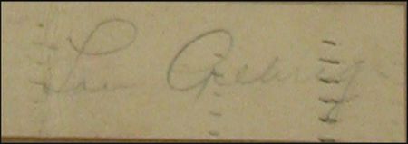 Lot #2676 Lou Gehrig - Image 1