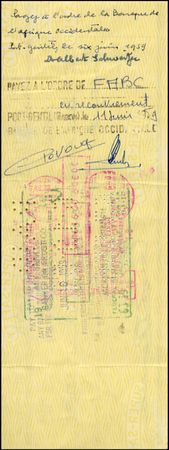 Lot #392 Albert Schweitzer - Image 1