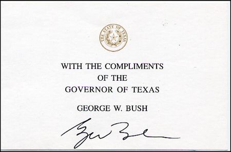Lot #10 George W. Bush