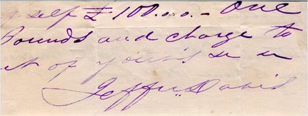 Lot #217 Jefferson Davis - Image 1