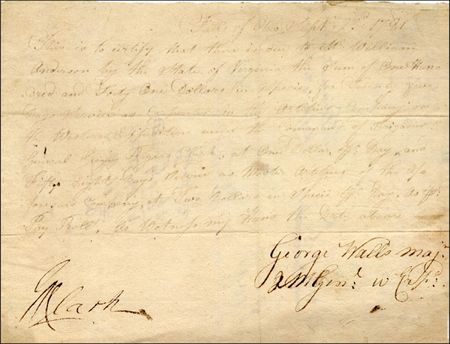 Lot #488 George Rogers Clark - Image 1