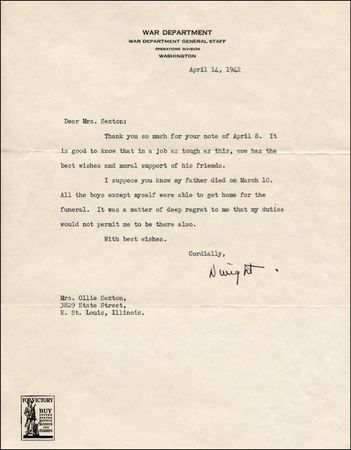 Lot #35 Dwight D. Eisenhower