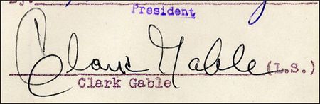 Lot #1662 Clark Gable - Image 1