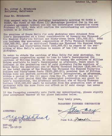 Lot #1832 Alfred Hitchcock - Image 1