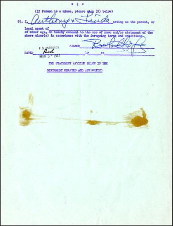 Lot #1864 Bob Hope and Bing Crosby - Image 1