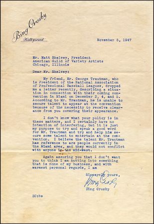 Lot #1864 Bob Hope and Bing Crosby - Image 3