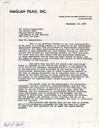 Lot #1464 Rodney Dangerfield - Image 3