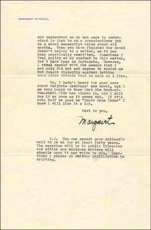 Lot #704 Margaret Mitchell - Image 1