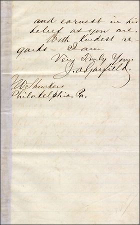 Lot #59 James A. Garfield - Image 1