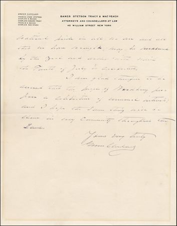 Lot #27 Grover Cleveland