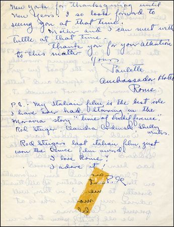 Lot #718 Erich Maria Remarque and Paulette Goddard - Image 1