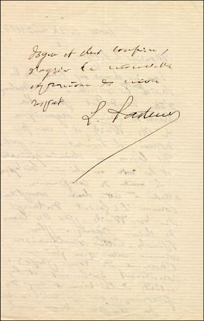 Lot #309 Louis Pasteur - Image 1