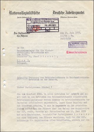 Lot #409 Rudolf Hess - Image 2