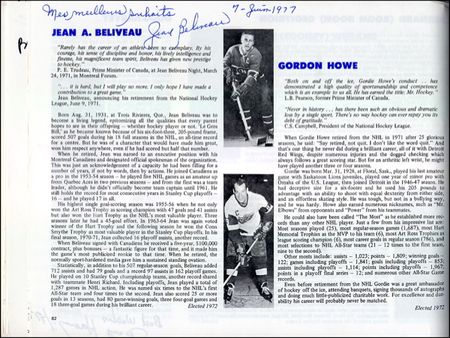 Lot #3025 Hockey Hall of Famers - Image 3