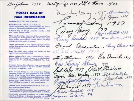 Lot #3025 Hockey Hall of Famers - Image 8