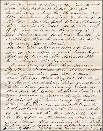 Lot #366 Civil War Letter - Image 1