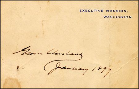 Lot #28 Grover Cleveland