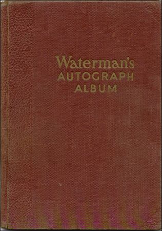 Lot #2813 Waterman’s Autograph Album - Image 1