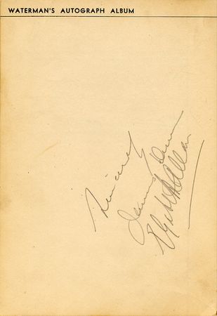 Lot #2813 Waterman’s Autograph Album - Image 7