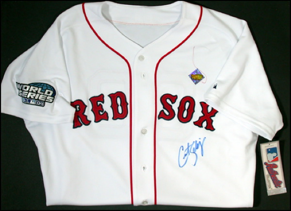 MLB ワールドシリーズ04 RED SOX Curt Schillngサイン入 2004 World Series: Schilling, Curt | RR Auction