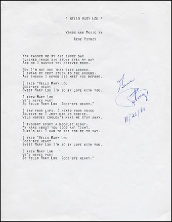 Lot #1007 Gene Pitney - Image 3