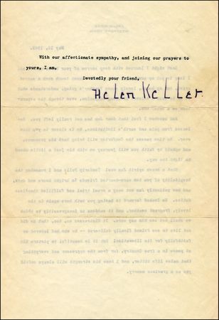 Lot #253 Helen Keller - Image 1
