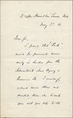 Lot #696 Bret Harte - Image 1