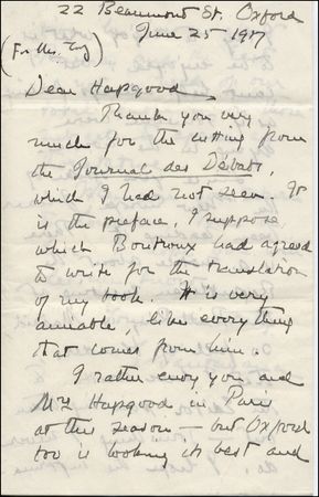 Lot #756 George Santayana - Image 1