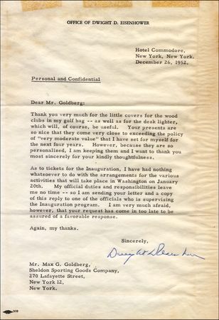Lot #34 Dwight D. Eisenhower