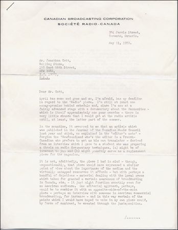 Lot #928 Glenn Gould - Image 1