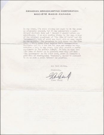 Lot #928 Glenn Gould - Image 2