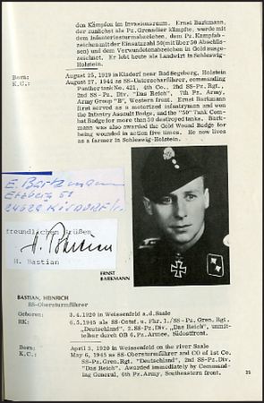 Lot #465 Knight’s Cross Recipients - Image 1