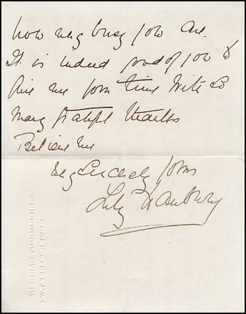 Lot #1896 Lily Langtry - Image 3