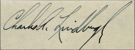 Lot #602 Charles Lindbergh - Image 1