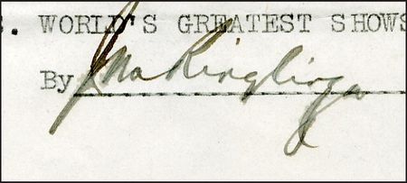 Lot #1388 Circus: Ringling, John - Image 1