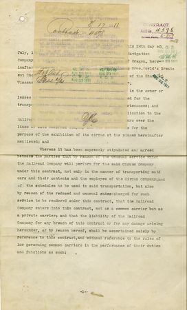 Lot #1388 Circus: Ringling, John - Image 3