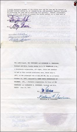 Lot #1461 Sammy Davis, Jr - Image 1