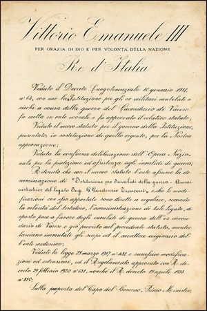 Lot #671 Benito Mussolini andVittorio Emanuele III - Image 2