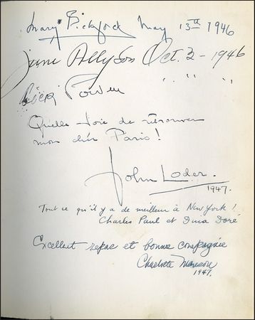 Lot #1505 Cafe Chambord Guest Book - Image 1