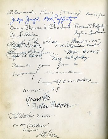 Lot #1505 Cafe Chambord Guest Book - Image 7