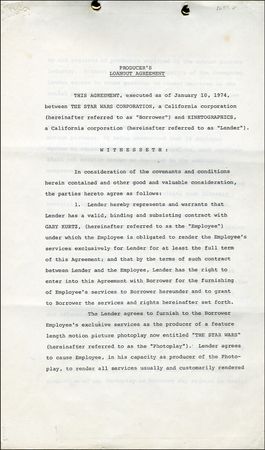 Lot #2425 Star Wars: Lucas and Kurtz - Image 3
