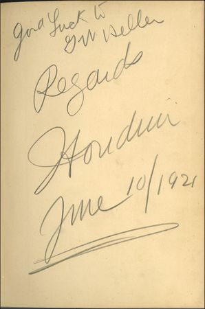 Lot #1880 Harry Houdini - Image 1