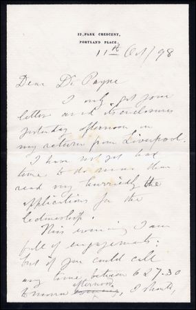 Lot #436 Joseph Lister - Image 1